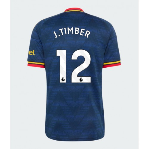 Arsenal Jurrien Timber #12 Fußballbekleidung Auswärtstrikot 2026-27 Kurzarm